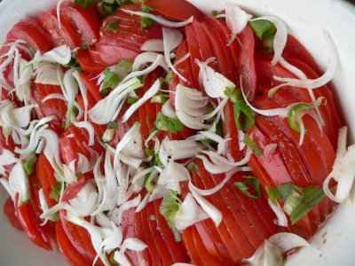 Salade de tomates