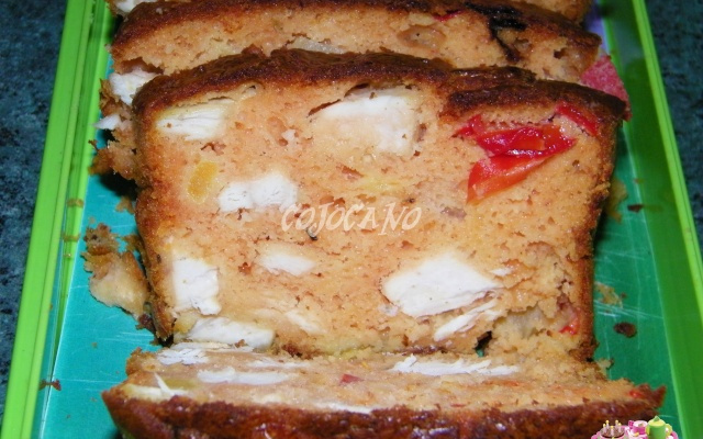 Cake poulet tandoori