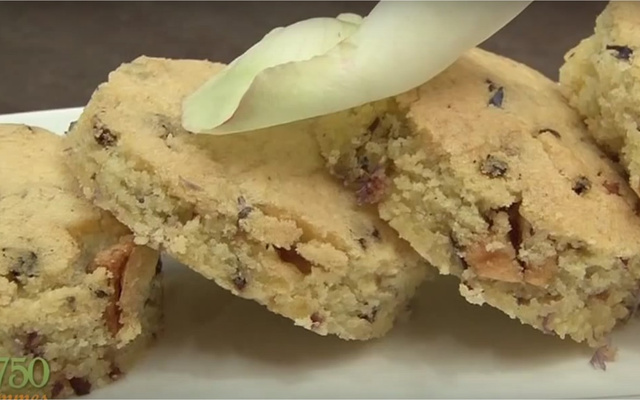 Sablés bretons aux fleurs