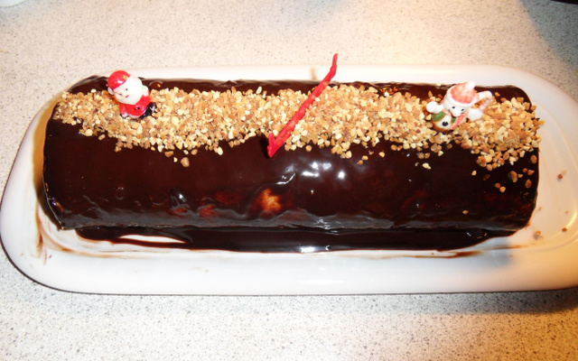 Bûche traditionnelle légère