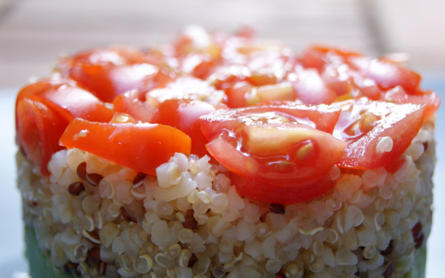 Boulgour tomates avocat