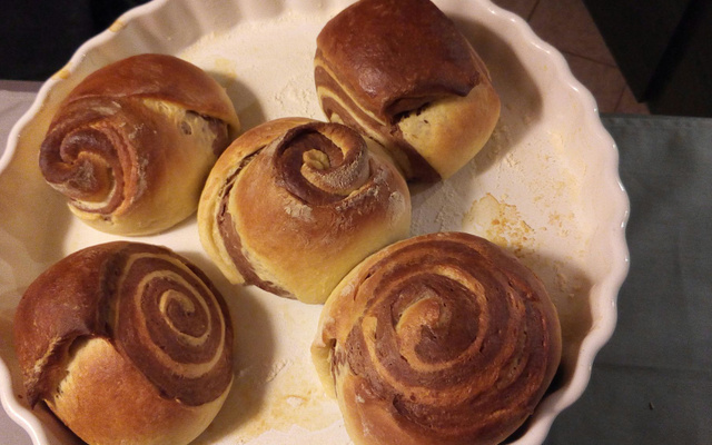 Brioche marbrée au chocolat