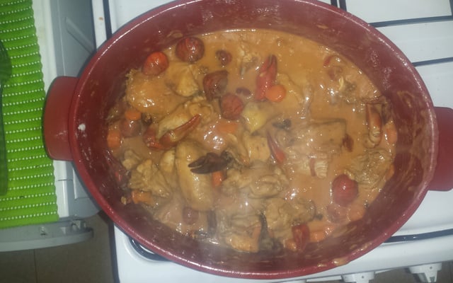 Poulet aux écrevisses