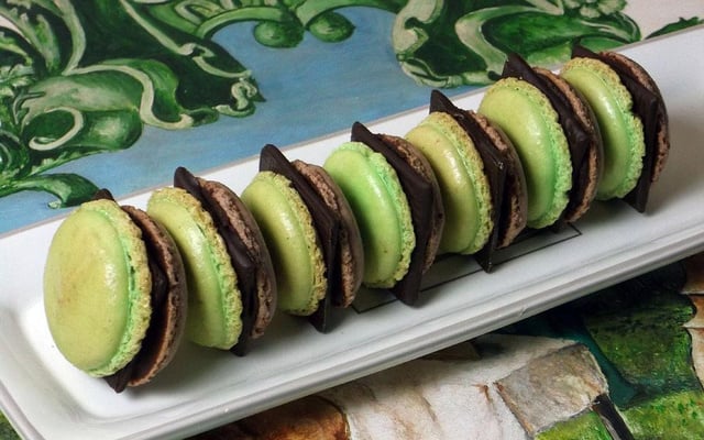 Macarons chocolat After Eight
