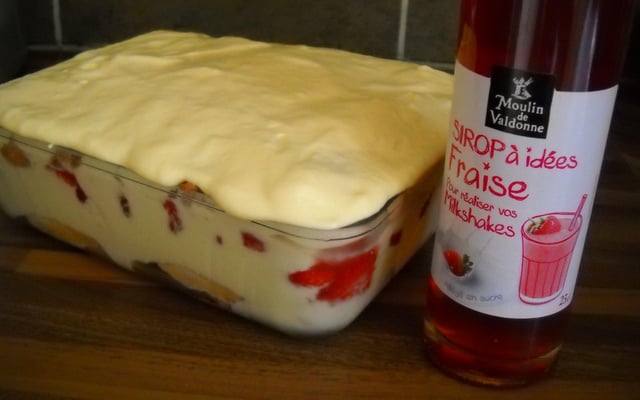 Tiramisu de saison aux fraises