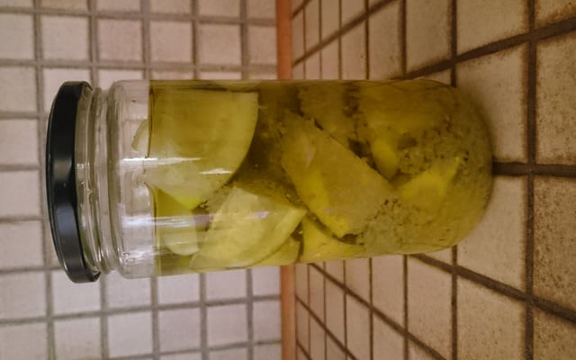 Citrons confits à l'huile d'olive