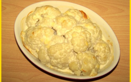 Mon gratin de chou-fleur qui rit !