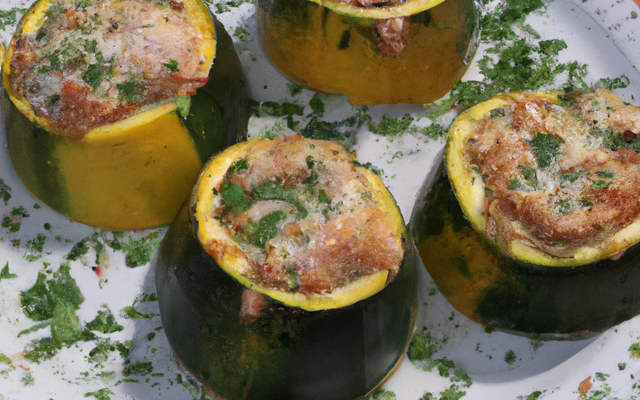 Courgettes farcies au fromage