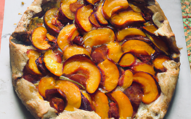 Tarte aux pêches inratable
