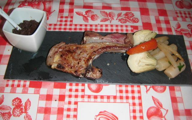 Côte d'agneau parfum méditerranéen