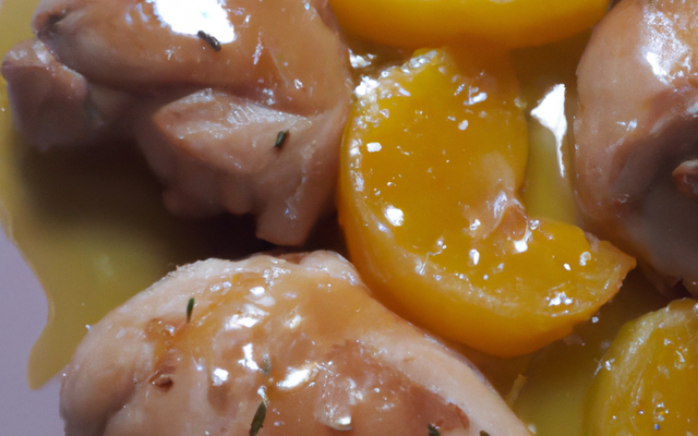 Chapon à l'orange et miel