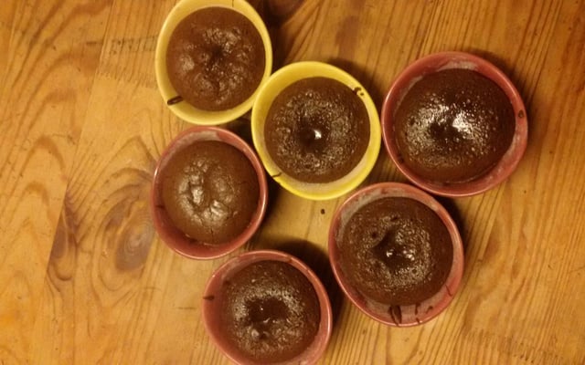 Ramequins fondants au chocolat économiques