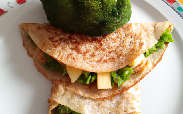 Crêpes complètes au brocoli