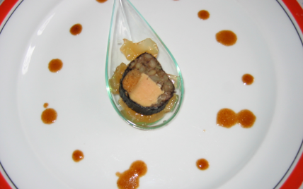 Sushi aveyronnais au pain d'épice et foie gras