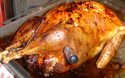 Dinde farcie aux boudins blancs truffes et pleurotes