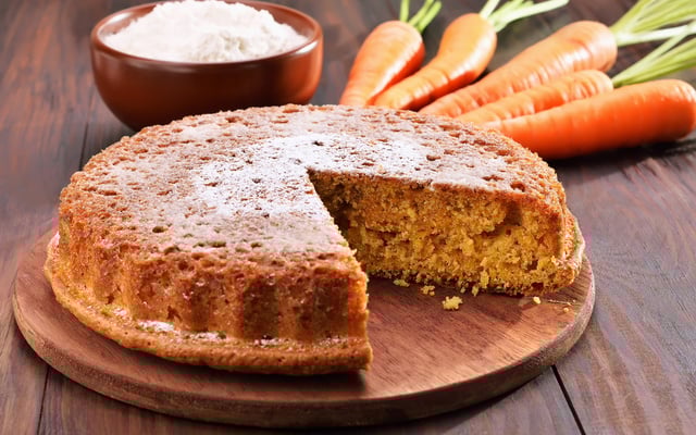 Gâteau à la carotte végétalien