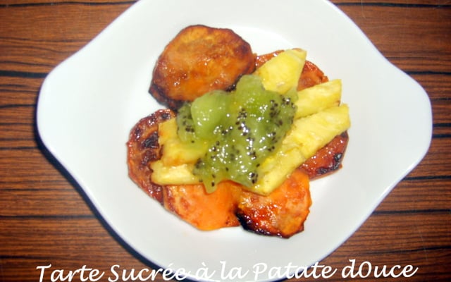 Tarte sucrée à la patate douce