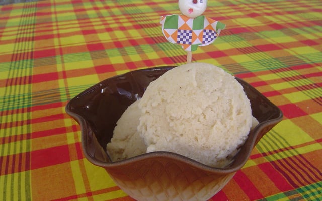 Glace à la banane (avec sorbetière)