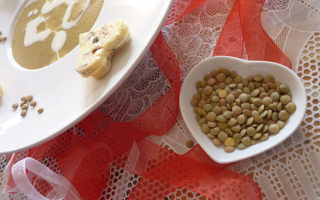 Velouté de lentilles au gingembre