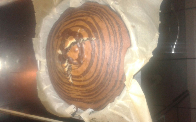 Gâteau tigré ou zebré