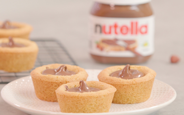 Cookies cups au Nutella