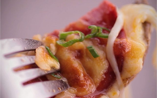 Champignons farcis comme une pizza