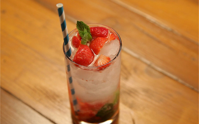 Mojito version fraise et sans alcool