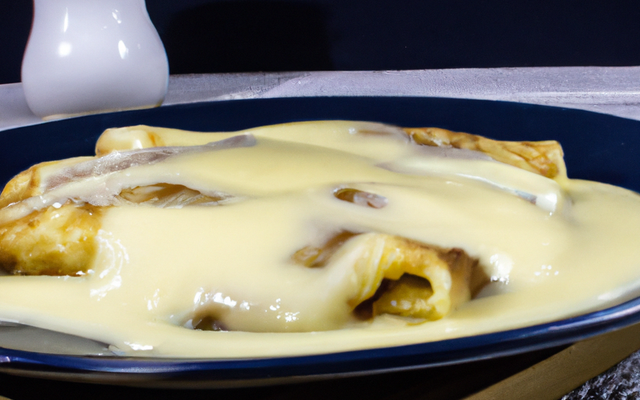 Crêpes fourrées au sabayon gratiné