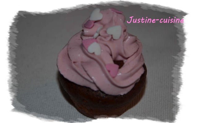 Cupcake chocolat et framboise