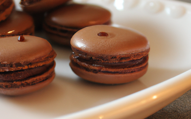 Macarons ganache au chocolat