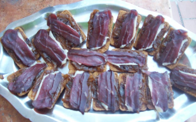 Toasts de speculoos et magret de canard