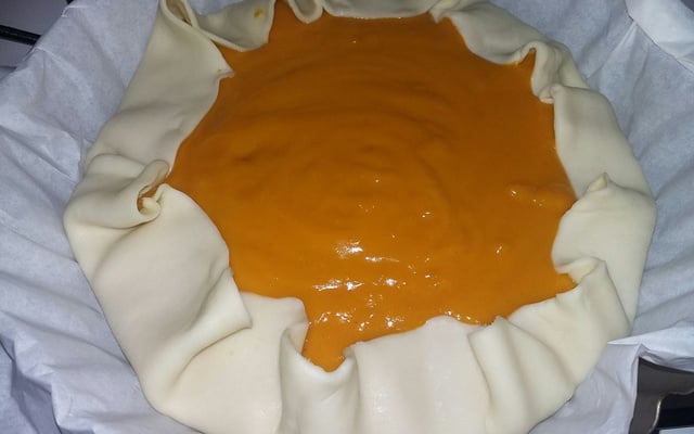 Tarte sucrée au potimarron
