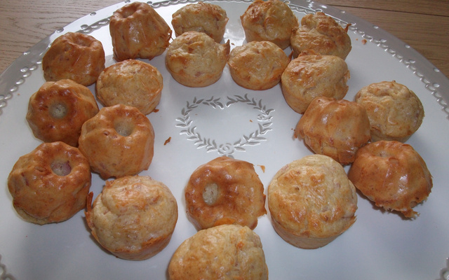Muffins jambon-fromage