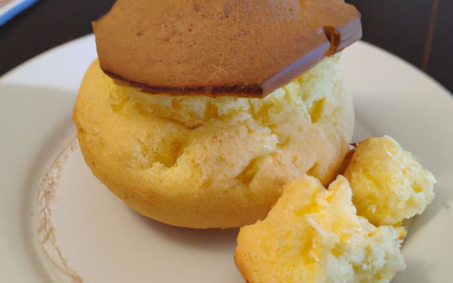 Blanc à manger d'œuf façon rocher soufflé