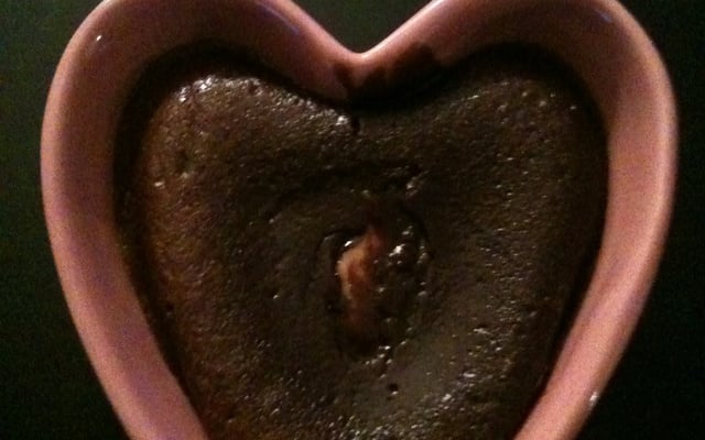 Fondant au chocolat cœur de speculoos