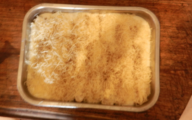Gratin de choux fleur à la béchamel