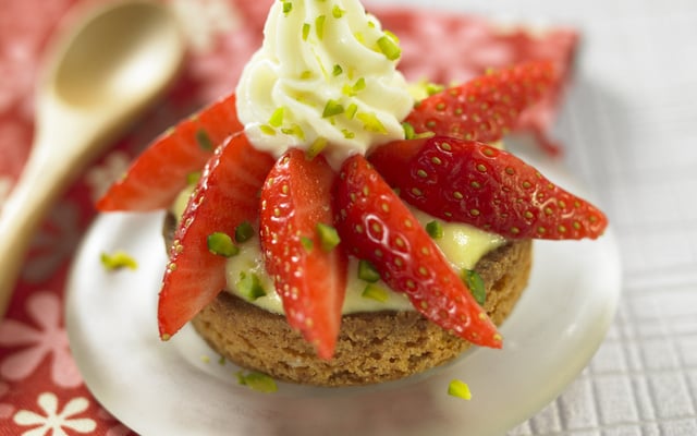 Tartelettes aux fraises craquantes
