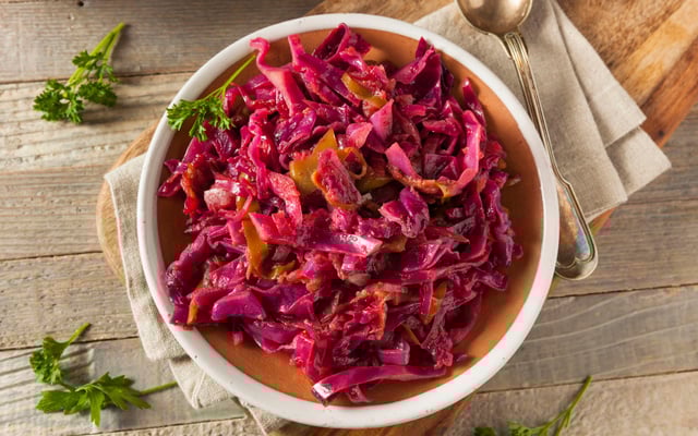 Chou rouge aux pommes en thermomix