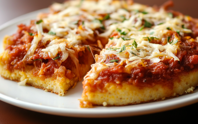 Pizza à la polenta
