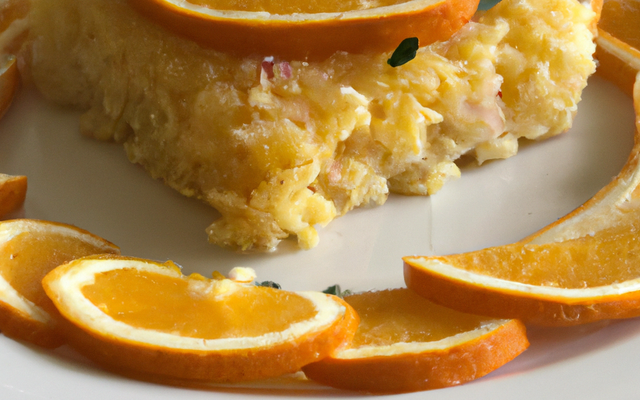 Gâteau de riz aux oranges