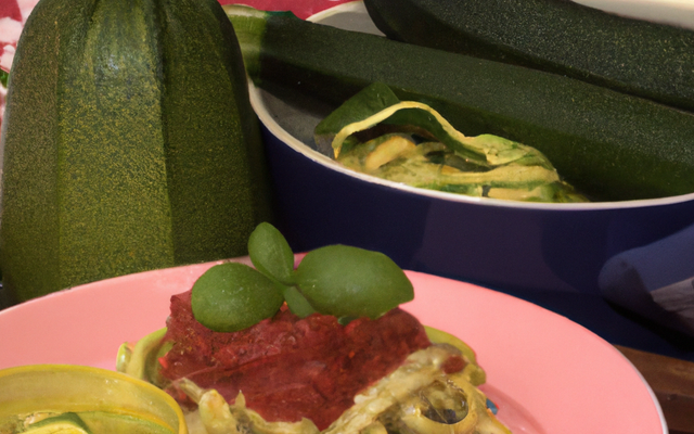 Courgettes et pâtes