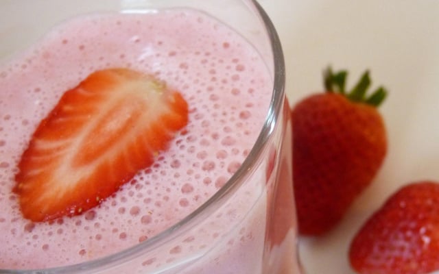 Smoothie fraises & marshmallow