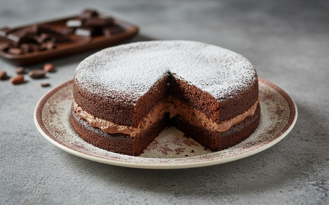 Gâteau à la mousse au chocolat