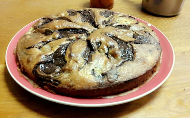 Gâteau à la banane et au chocolat