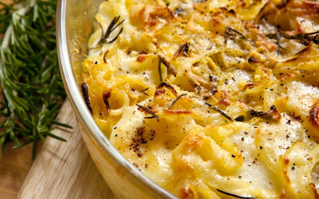 Gratin façon dauphinois aux légumes au fromage à la crème Elle & Vire