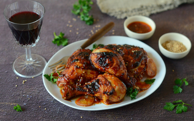 Cuisses de Poulet IGP du Périgord grillées à l'asiatique