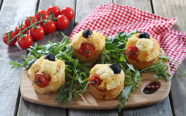 Muffins salés comme une pizza