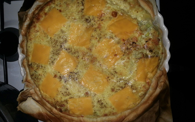 Quiche aux poireaux facile