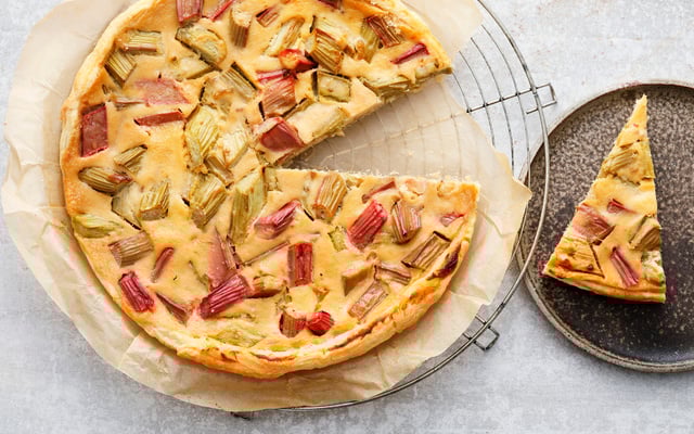 Tarte à la rhubarbe