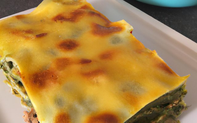 Pâte à lasagnes vertes